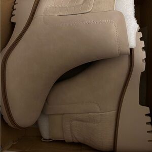 Soda Taupe Chukka Lug Sole Boot